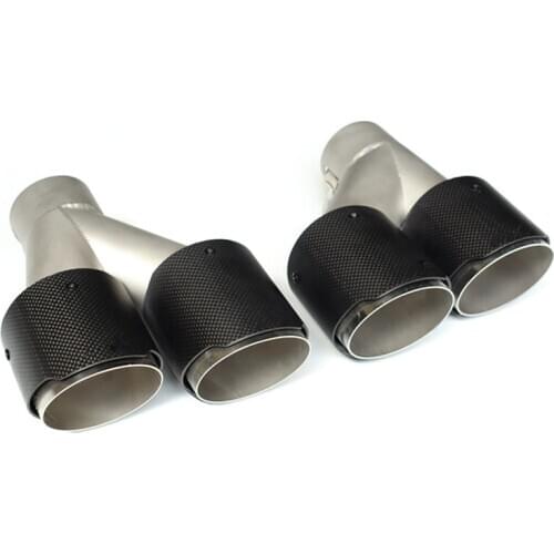Reejim Carbon Exhaust Tip Auspuffspitze Direct for G20 G28 325i 330i car-styling exhaust tip tailpipe