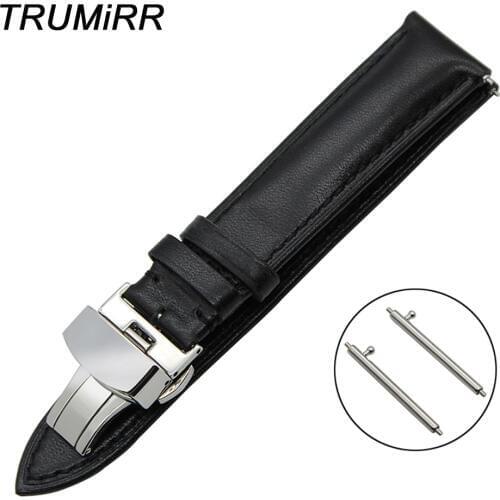 Quick Release Genuine Leather Watchband for Citizen Men Women Watch Band Butterfly Buckle Strap Wrist Bracelet 18mm 20mm 22mm