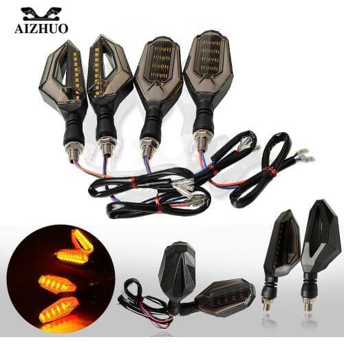 Motorcycle Turn Signal LED Blinkers Flashers Indicators Amber Light For SUZUKI Bandit 650 DL1000 V-STROM GSF1200 GSF1250 BANDIT