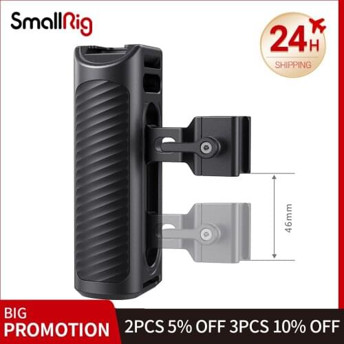 SmallRig DSLR Camera Hand Grip Aluminum NATO Side Handle Quick Release with Camera Cage Adjustable 2427