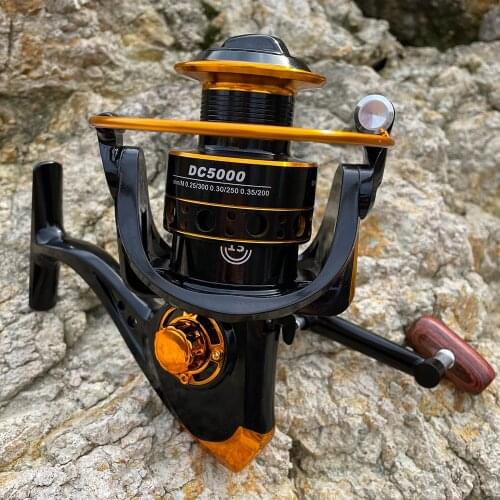 Spinning Fishing Reel 12+1 Ball Bearings Aluminum Spool 5.2:1 Saltwater Fishing Coil
