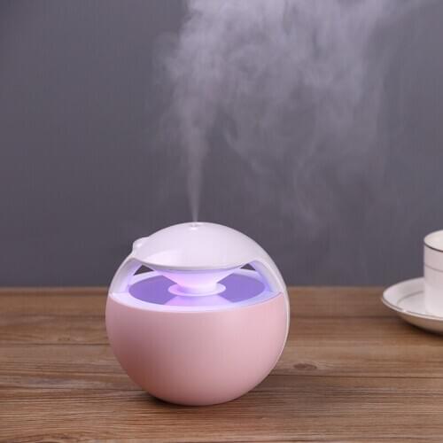 450ML Ball USB Humidifier household fogger With Seven Colors Night Light Timer Air Humidifier Atomizer Home Office Humidificador