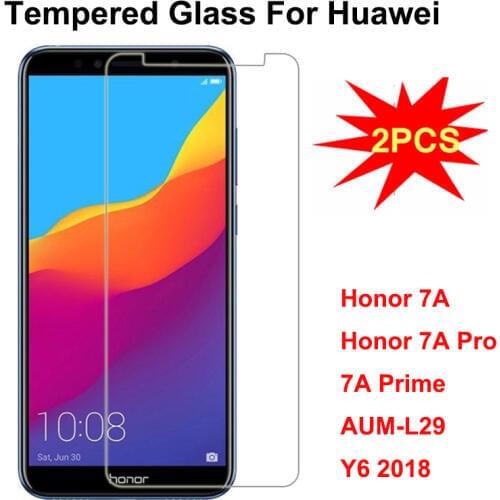 For Huawei Honor 7A Pro 5.7 inch Screen Protector 2.5D 9H Tempered Glass For Huawei Honor 7A Y6 2018 Honor 7 A Pro aum-l29 Film