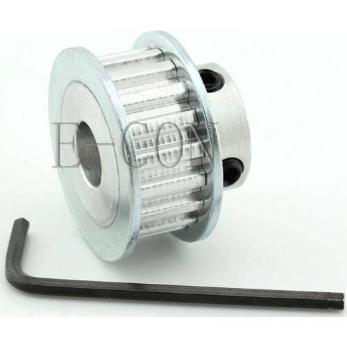 1pcs XL Type XL18T Aluminum Timing Belt Pulley 18 Teeth 5mm/6mm/7mm/8mm/10mm/12mm/12.7mm Bore for Stepper Motor