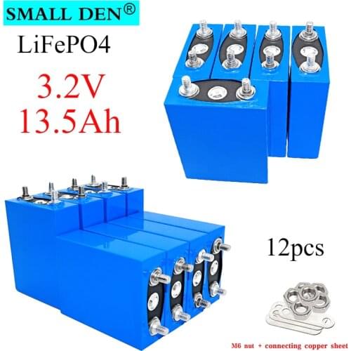 NEW 3.2V 13.5Ah lifepo4 battery diy12v 24v 36v 48v Rechargeable battery pack Motorcycle electric vehicle car wheelchair inverter