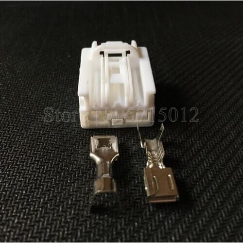 2 Hole 6.3mm Automotive Connector Car Plug With Terminals