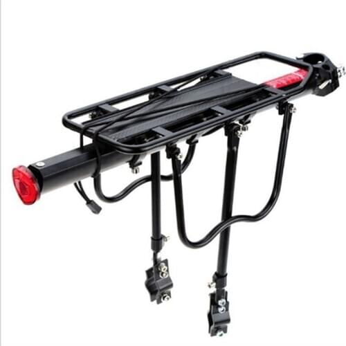 Bike Rack Aluminum Alloy Luggage Rear Carrier Trunk for Bicycles Rear Shelf Rack Luggage Rear Carrier Trunk