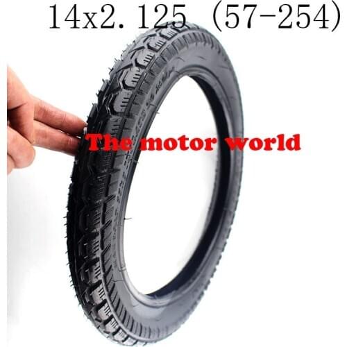2019 New High Quality and Reputation Solid Rubber Electric Tire Electrombile Solid Tyre 14x2.125 Inflation-free Tire Gas Scooter