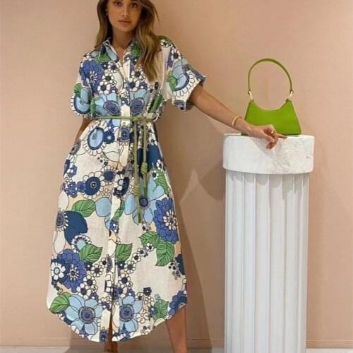 FCZHQ Fashionable Shirt Dresses