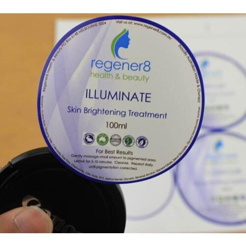 Customized Promotion clear plastic adhesive product stickers, print vinyl shampoo bottle label