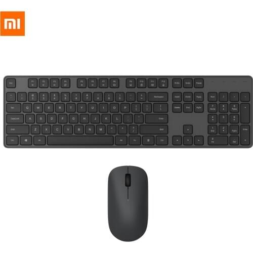 Xiaomi Wireless Keyboard & Mouse Set 2.4GHz Portable Multimedia Full-size Keyboard Mouse Combo Notebook Laptop For Office Home