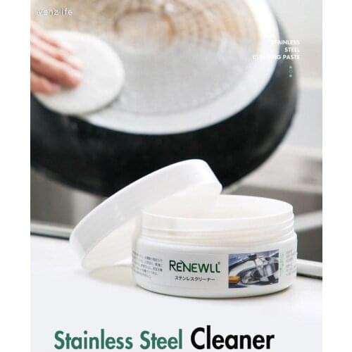 Stainless Steel Cleaning Cream Kitchen Pot Strong Cleaner Degreasing except Black Scale Cleaning Pan Bottom Stove Rust Remover