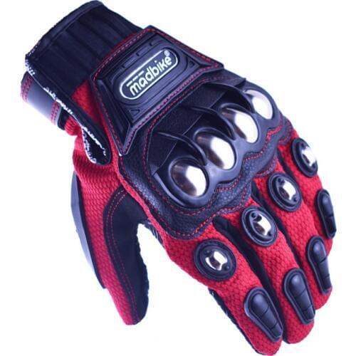 Motorcycle Gloves Riding Gloves Universal Breathable Anti-slip Full Finger Fist Joint Metal Protection Wearable