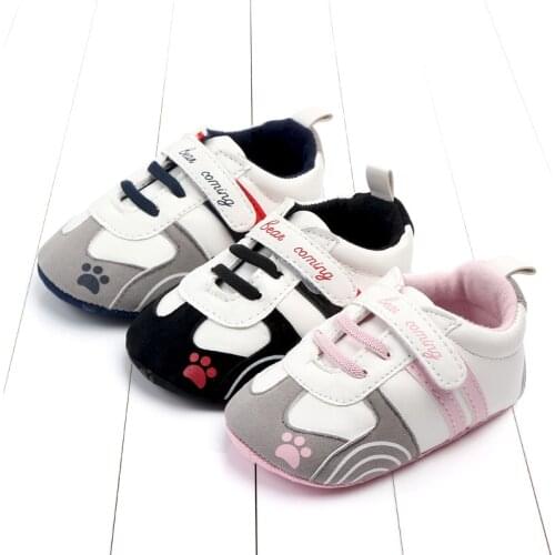 New Spring and Autumn Baby Toddler Shoes Comfortable Soft Bottom Step Shoes Fashion Korean Baby Shoes