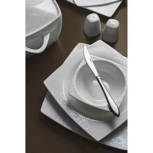 Emsan Forever Bendis 12 People 60 Piece Dinner Set-Quality: FININE Bone (1st Class Hard Porcelain Made.)