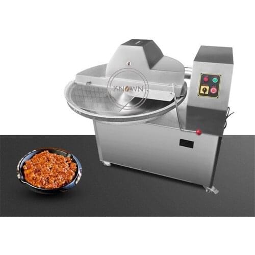 Industrial Food Bowl Cutter Vegetable Meat Cutting Chopping Machine With Big Capacity 1000kg/h