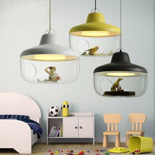 Modern design pendant light LED glass light House Lovely Home animal lamp decorations Gift Living Room children pendant light