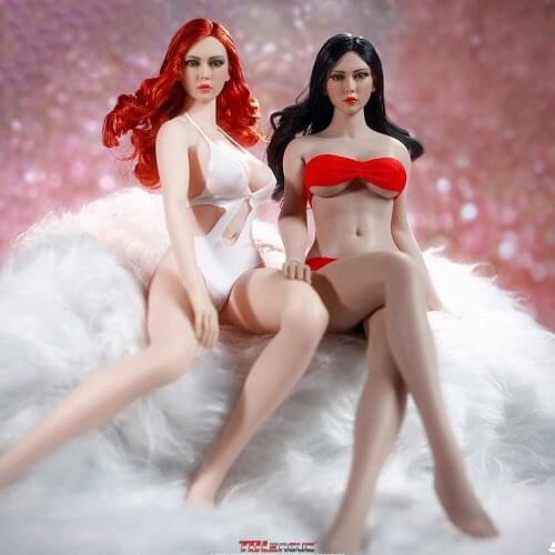 TBLeague 1/6 scale PLLB2020 super flexible female seamless pale suntan 12’’action figure body model toy