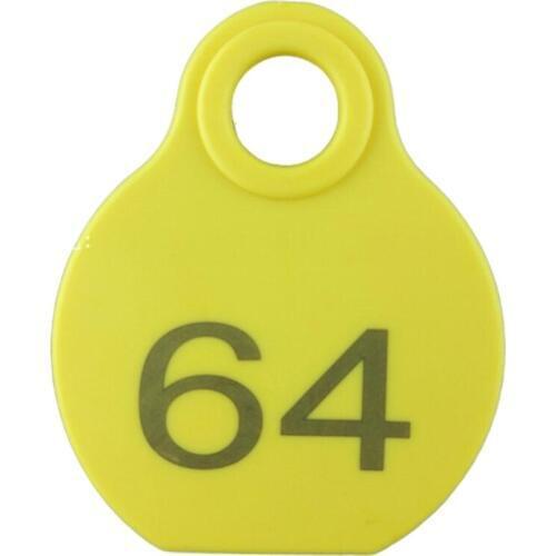 100 pcs Cattle Cow Pig Sheep Goat Livestock TPU Ear Tag Plastic Customizable Ear Tags Farm Animal ID Plier Ear Tag Cattle