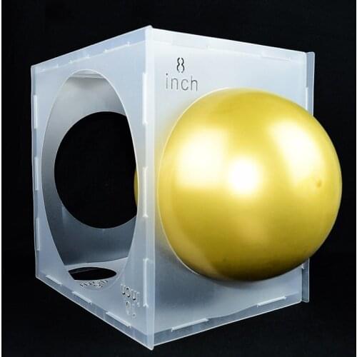 11Holes Balloon Sizer Box 5-10inch Balloons Size Measuring Box Tool For Birthday Wedding Party Arch Harland Ballon Decoration