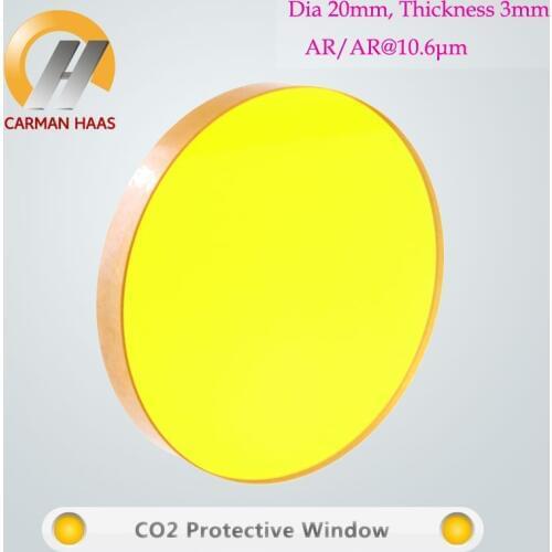 High Quality Carmanhaas CO2 ZnSe Protect Window Protective Glass For Laser Machine Dia 20mm Thick 3mm