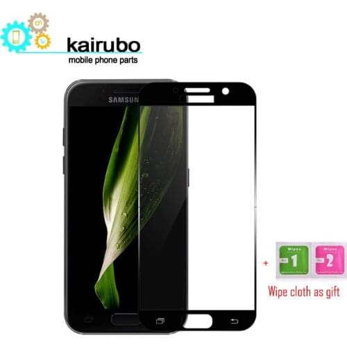 Screen Protector For Samsung Galaxy A3 2017 A320 Tempered Glass For Samsung A3 2017 A320 A320FL A320Y A320F/D 9H Full Cover Case
