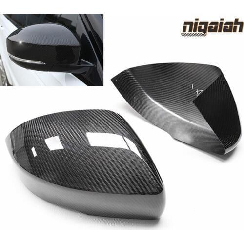 Mirror Cover Carbon Fiber Mirror Caps Trim for Land Rover Range Rover Sport L494 2014+ Discovery 4 2014-2016 Discovery 5 2017