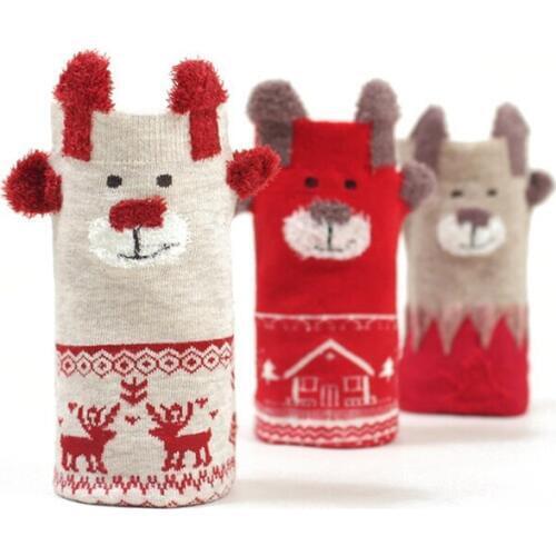 Women Christmas Sock Winter Warm Cute Christmas Gifts Stereo Christmas Socks Comfortable and Warm Womens Socks