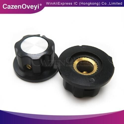 10pcs/lot MF-A01 bakelite potentiometer potentiometer knob cap diameter 19.5MM with RV16 hole 6MM In Stock