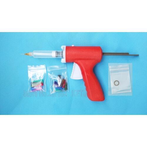 10cc Manual SyringeGun Solder Dispenser KT-SG10 W dispense tips & syringe barrel