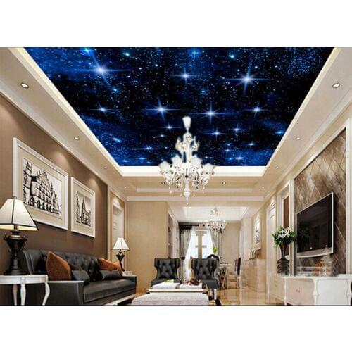 3d wallpaper custom mural non-woven 3d room wallpaper Star-studded night sky zenith ceiling design photo wallpaper for walls 3d
