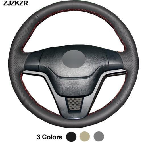 Car Auto Steering-Wheel Cover For Honda CR-V CRV 2007-2011 Braid on the Steering wheel Funda Volante Volant 2008 2009 2010