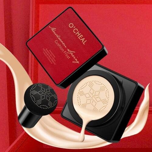 Mushroom Head Air Cushion BB Cream For Face Base Tone Makeup Concealer Foundation Face Whitening Brighten Long-lasting CC Cream