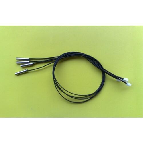 Free ship 10pcs B3950 ntc 50k water temperature sensor ntc 3950 probe 5*25MM 50k sensor 1% 1M thermistor ntc