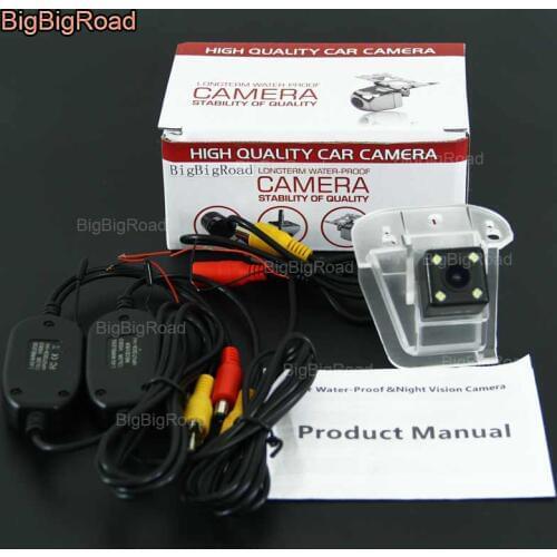 BigBigRoad For Honda Elysion 2012 2013 2014 2015 Wireless Camera Car Rear View Reverse Camera Night Vision HD CCD Parking Camera