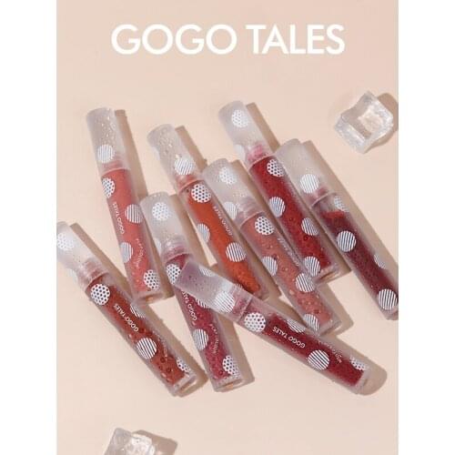 Gogotales Lip Gloss 6 Colors Velvet Matte Liquid Lipstick Waterproof Long Lasting Moisturizing Lip Gloss Lip Makeup Cosmetics