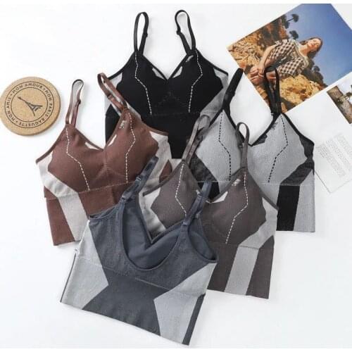 New Fashion Underwear Womens Cotton Bra Tube Top Brassiere Sexy Top Womens Sports Bra Gathered Sports Tank Up Female Lingerie