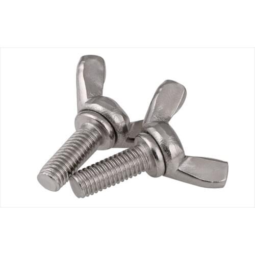 DIN316 201 stainless steel Butterfly screw butterfly bolt M4 M5 M6 M8 M10 screws Claw hand screw butterfly-shaped bolt
