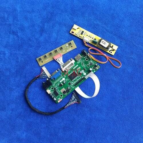 For M185B1/MT185GW01/M185XW01/TMS185WX1 1366*768 HDMI-compatible VGA DVI 30 Pin LVDS 2CCFL Matrix Kit M.NT68676 controller board
