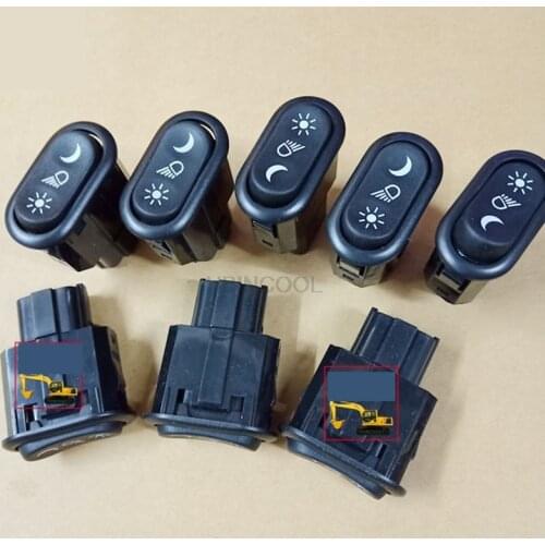 FOR Komatsu excavator PC200-8, PC300-8 hook machine accessories driving floor lamp switch 20Y-06-42121 high quality accessories