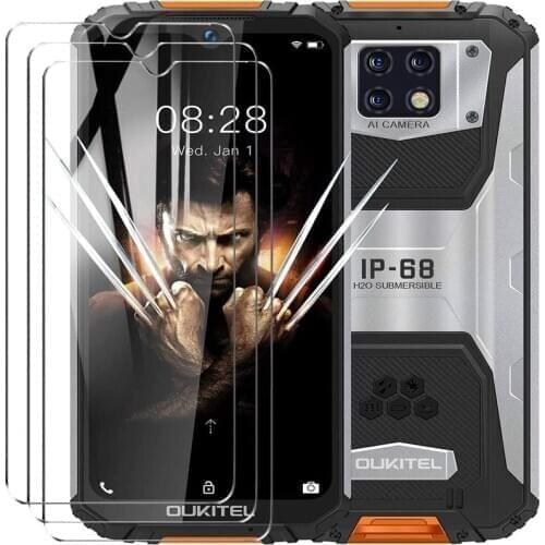 For Oukitel WP5 Tempered Glass Screen Protector For Oukitel C18 Pro WP6 WP7 Film Anti-Scratch Toughened Glass 9H cover