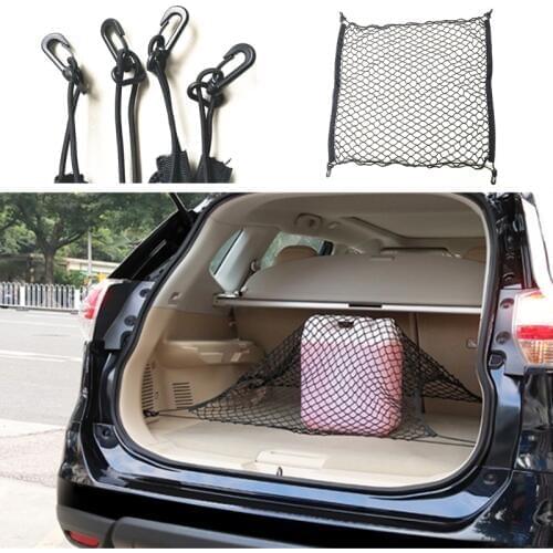 4 Hooks Car Trunk Luggage Cargo Elastic Net For Hyundai Elantra Sonata Tucson Santa Fe IX45 IX35 IX25 For KIA RIO K4 K5 K9