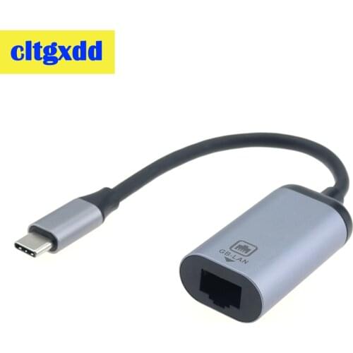 USB Rj45 Ethernet Adapter 100/1000Mbps Network Card Type C to RJ45 Converter For Macbook Laptop Windows Wired Internet Cable