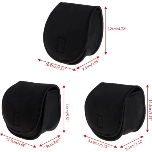 Spinning Reel Pouch Baitcasting Fishing Reel Bag Protective Case Cover Holder