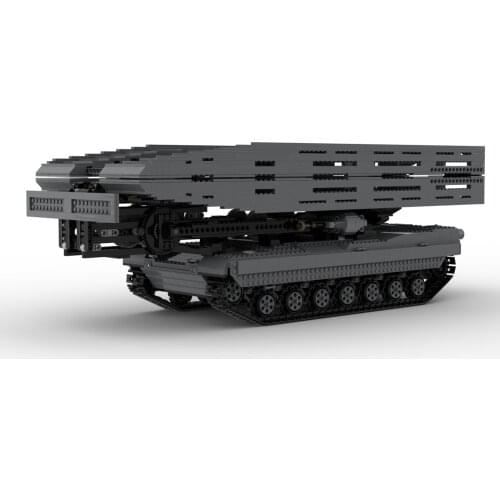 New technology building block moc29526 military ultimate Abrams with bridge layer AVLB remote control tank assembly toy boy gift