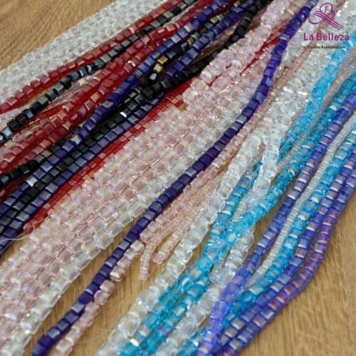 La Belleza colors crystals,square crystal 550pcs /lot