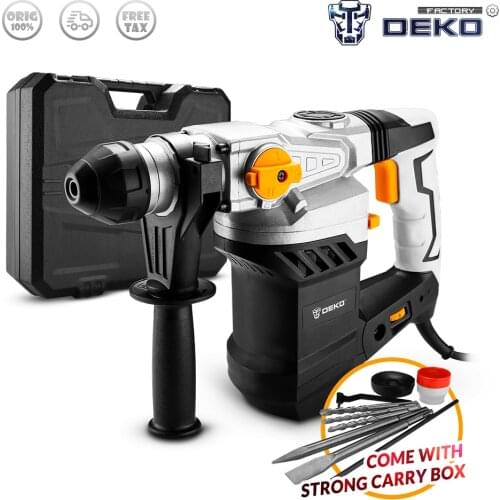 DEKO DKRH32LD1 2000W Power Tool 220V Multifunctional Rotary Hammer With 6pcs Accessories Electric Demolition Hammer Impact Drill