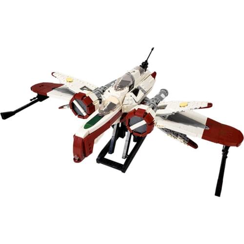 MOC Star Movie ARC-170 Interstellar Fighter Building Blocks Kit Space Warplane Battle Aircraft Bricks Toy For Children Xmas Gift