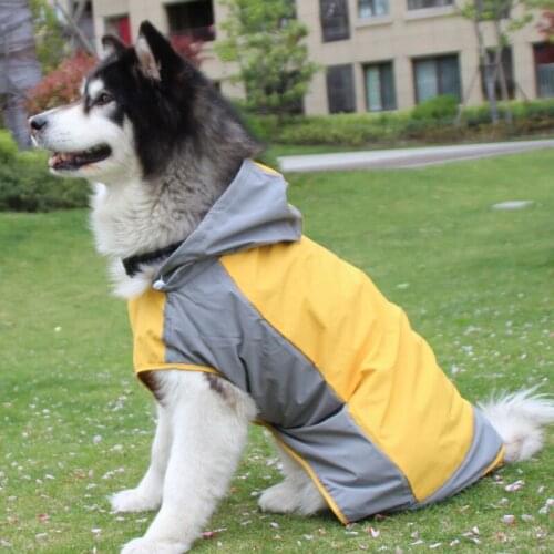 Big Dogs Cats Apparel Clothes Waterproof Jacket Pet Dog Rain Coat Breathable Assault Raincoat Pet Clothing