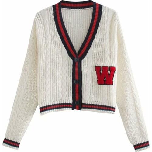 Autumn new show thin crochet knitted cardigan V collar top sweater female DLwt151